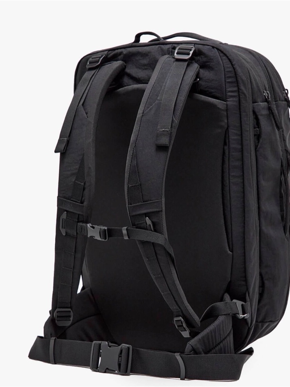 Men's Black Travel Backpack - Picture 5 of 10